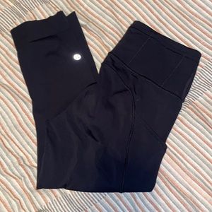 Lululemon 21” Black Leggings